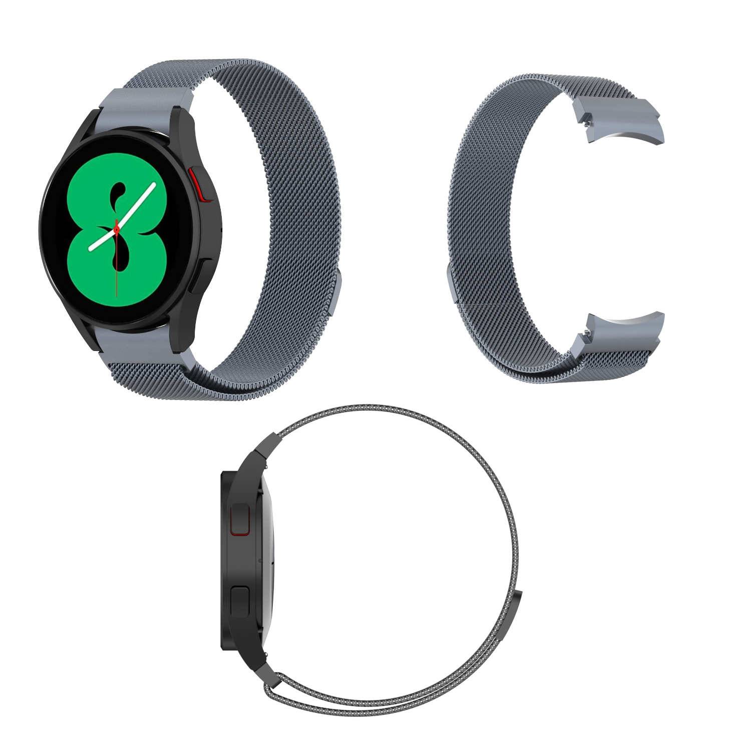 Für Samsung Galaxy Watch FE 6 5 4 Normal Pro Classic Milanese Armband