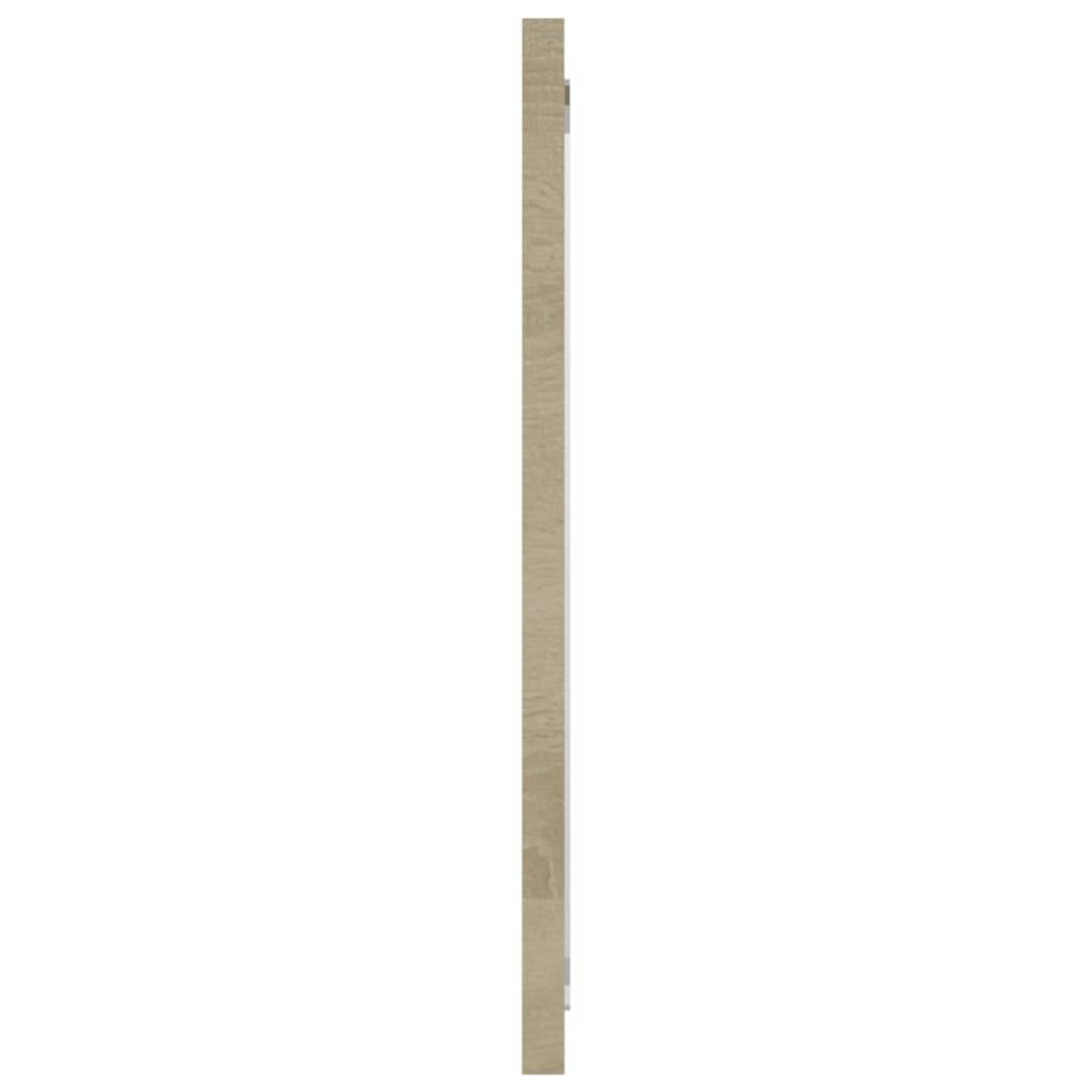 vidaXL Badspiegel Sonoma-Eiche 80x1,5x37 cm Holzwerkstoff
