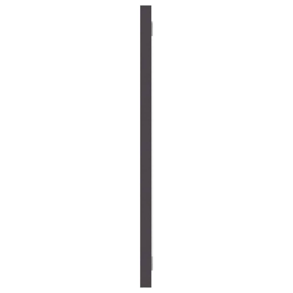 vidaXL Badspiegel Grau 100x1,5x37 cm Holzwerkstoff