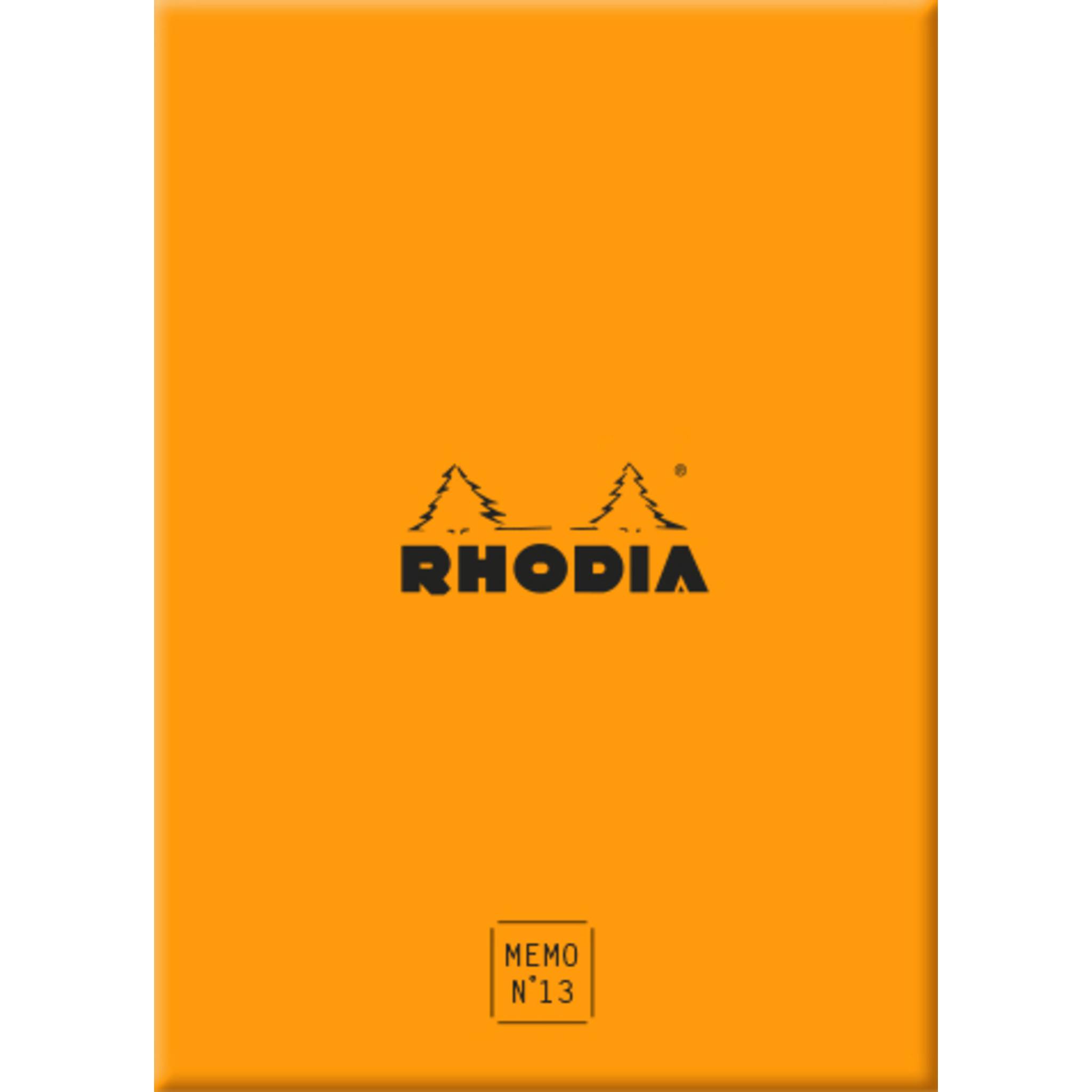 Rhodia Box Memoblock (10,5 x 14,8 cm) punktkariert 240 Blatt - Orange 194054C