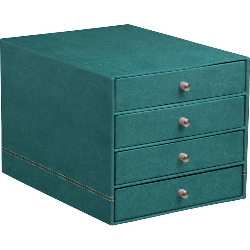 RHODIA Schubladenbox RHODIARAMA, 4 Schübe, pfaugrün