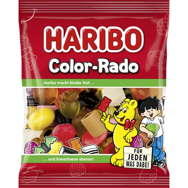 HARIBO Fruchtgummi COLOR-RADO, 175 g Beutel HARIBO Fruchtgummi COLOR-RADO, 175 g Beutel