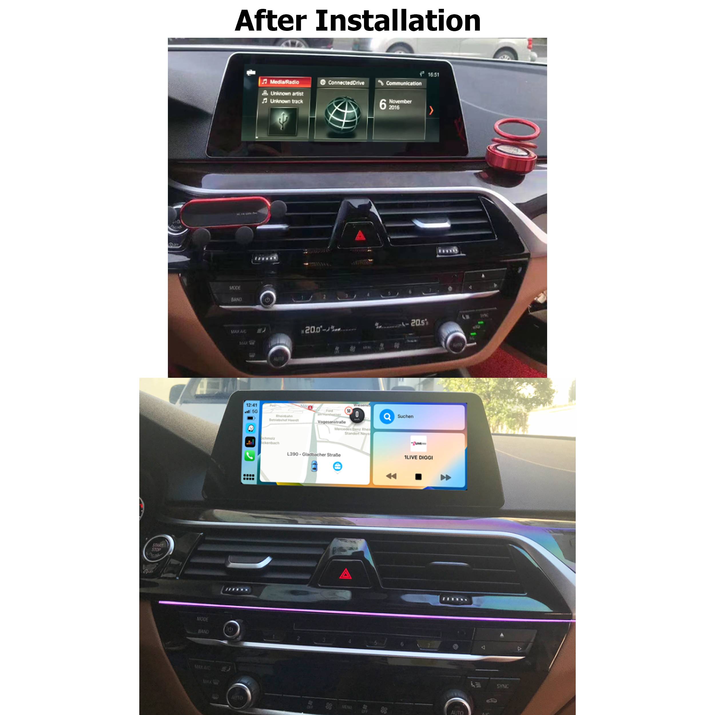 Für BMW G30 G31 G38 EVO System 10.2" Touchscreen Android GPS Navigation CarPlay