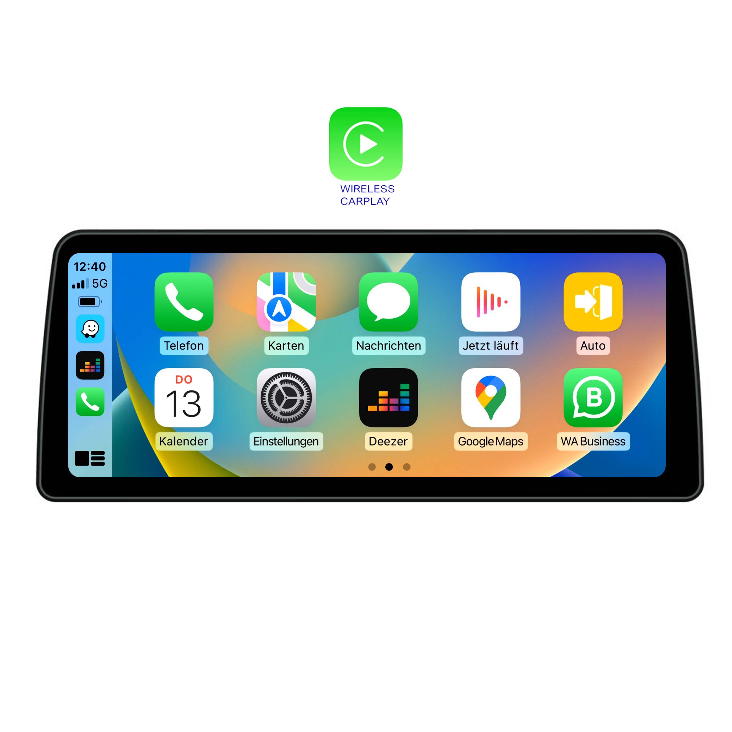 Für BMW X5 X6 F15 F16 EVO 12.3" Touchscreen Android GPS Navigation USB Carplay