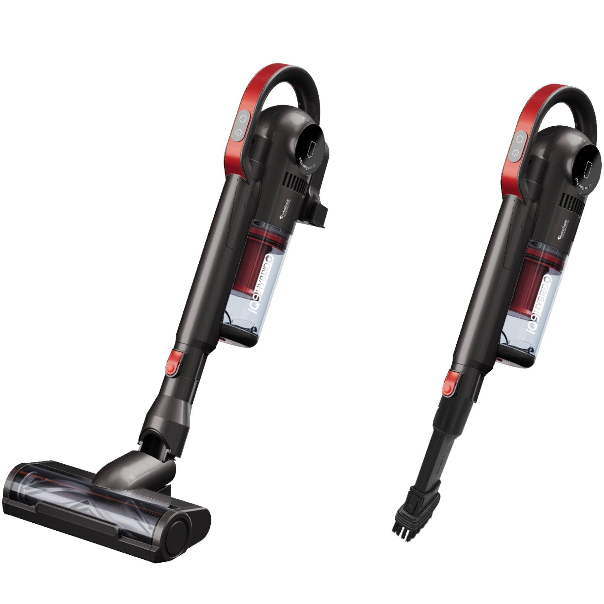 Turbo Tronic Akku-Staubsauger, >10 kpa, 35 Min. Laufzeit, ultra-Leichtgewicht, kabellos, beuttellos, Handstaubsauger mit Halterung und LED-Licht