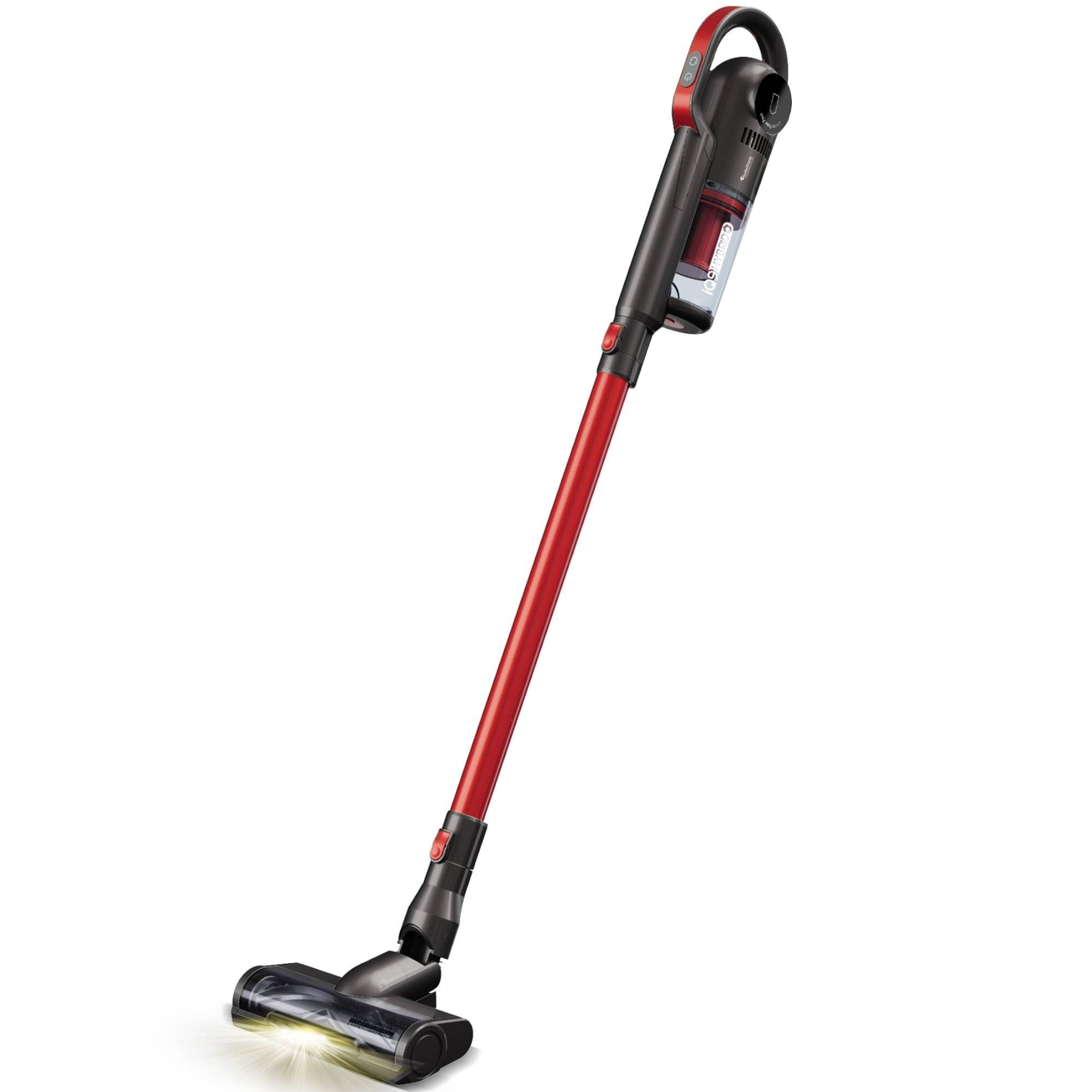 Turbo Tronic Akku-Staubsauger, >10 kpa, 35 Min. Laufzeit, ultra-Leichtgewicht, kabellos, beuttellos, Handstaubsauger mit Halterung und LED-Licht