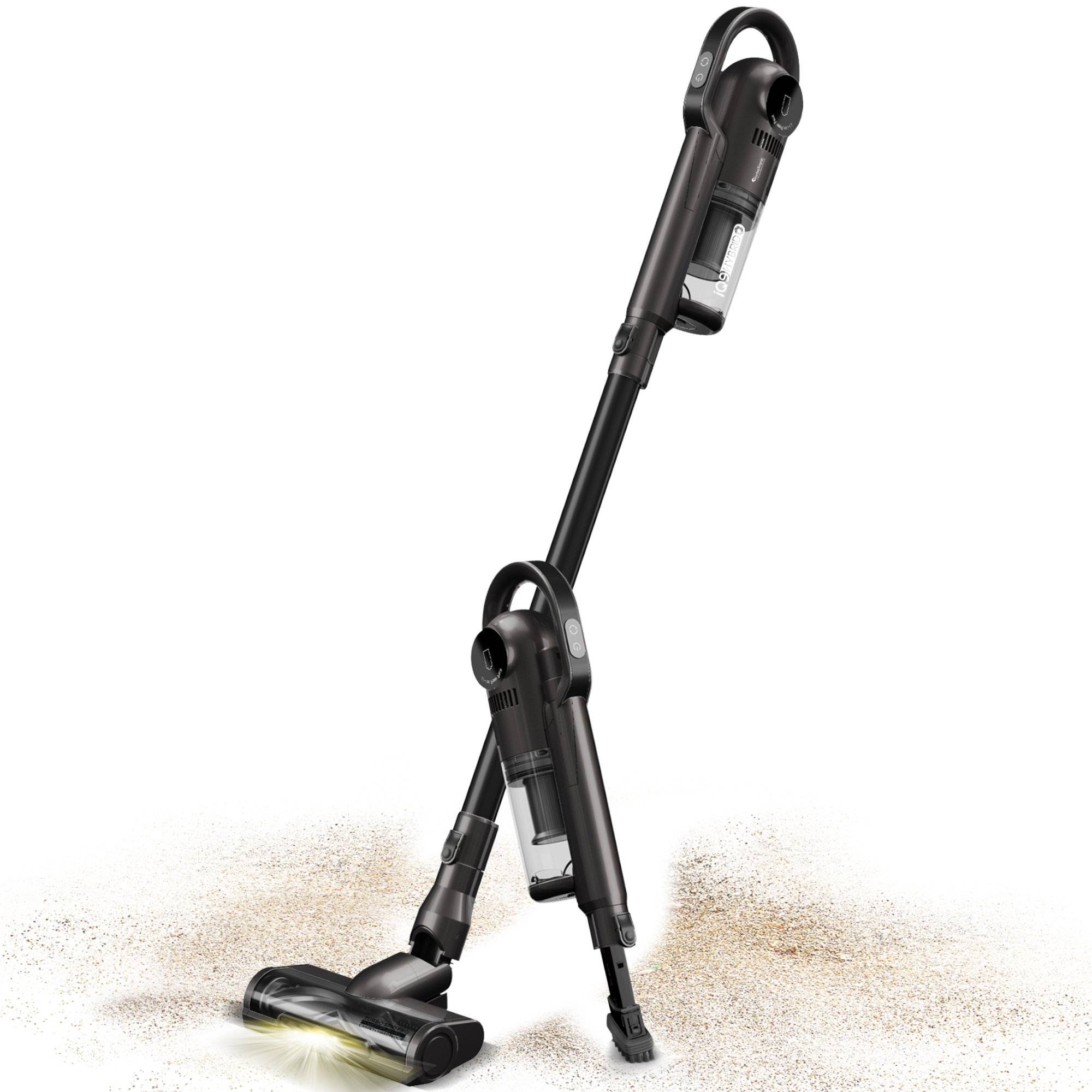 Turbo Tronic Akku-Staubsauger, >10 kpa, 35 Min. Laufzeit, ultra-Leichtgewicht, kabellos, beuttellos, Handstaubsauger mit Halterung und LED-Licht