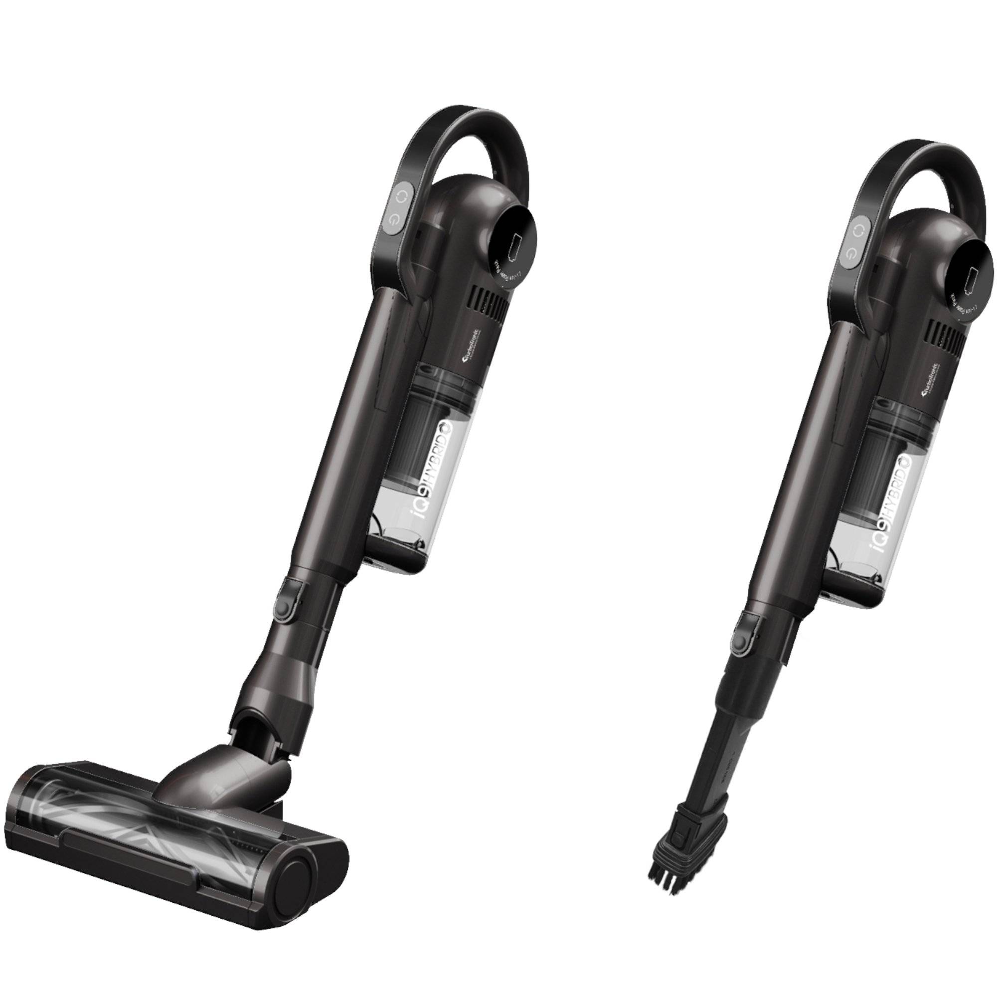 Turbo Tronic Akku-Staubsauger, >10 kpa, 35 Min. Laufzeit, ultra-Leichtgewicht, kabellos, beuttellos, Handstaubsauger mit Halterung und LED-Licht