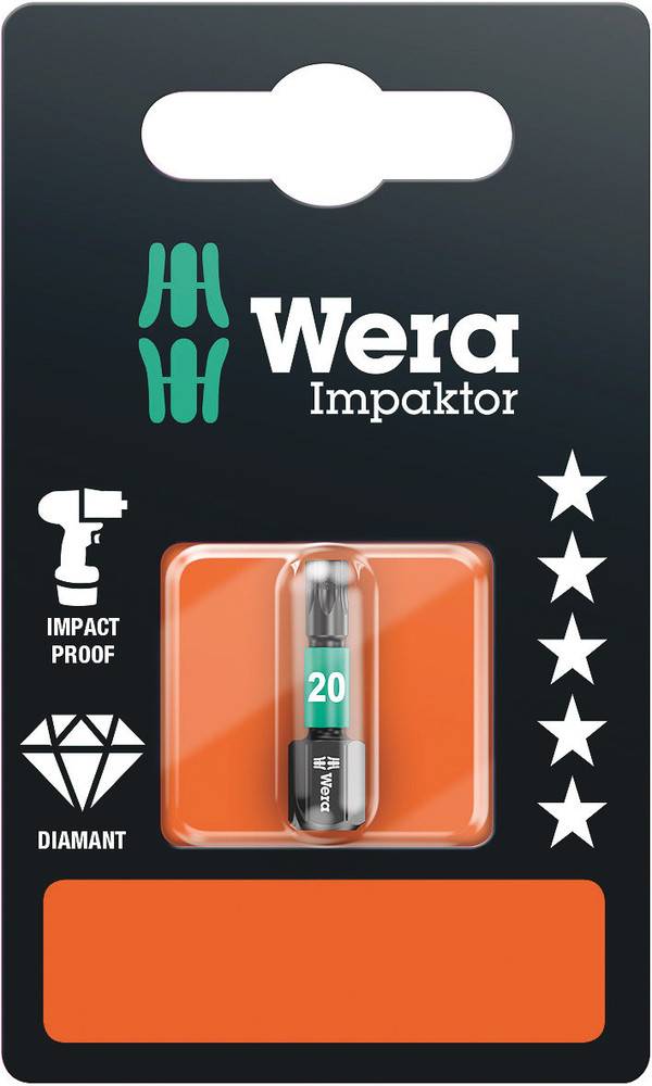 867/1 IMP DC SB Impaktor Bits, TX 20 x 25 mm