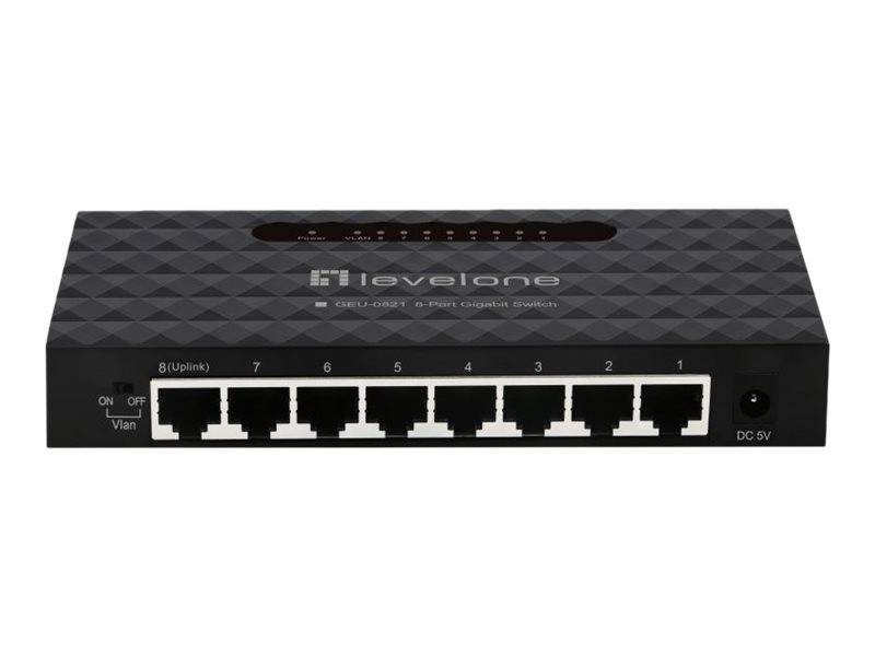 LevelOne GEU-0821 - Switch - 8 x 10/100/1000