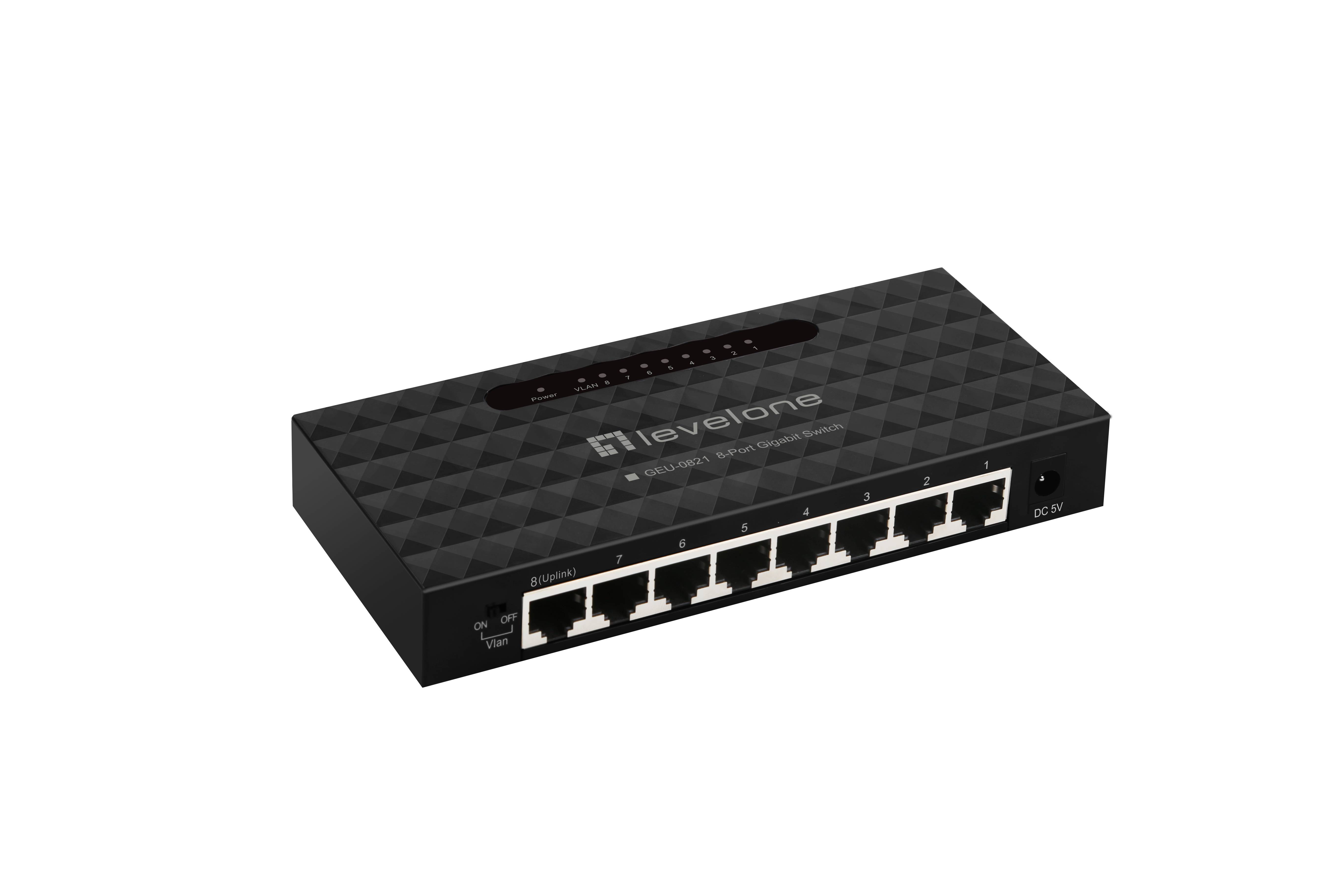 LevelOne GEU-0821 - Switch - 8 x 10/100/1000