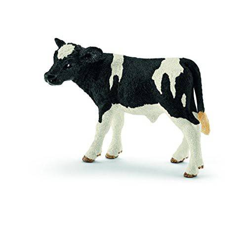 Schleich 13798 - Kalb Schwarzbunt, mehrfarbig Neu & OVP