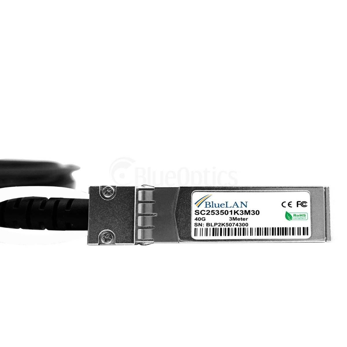 HPE JH700A kompatibles BlueLAN QSFP DAC SC253501K3M30