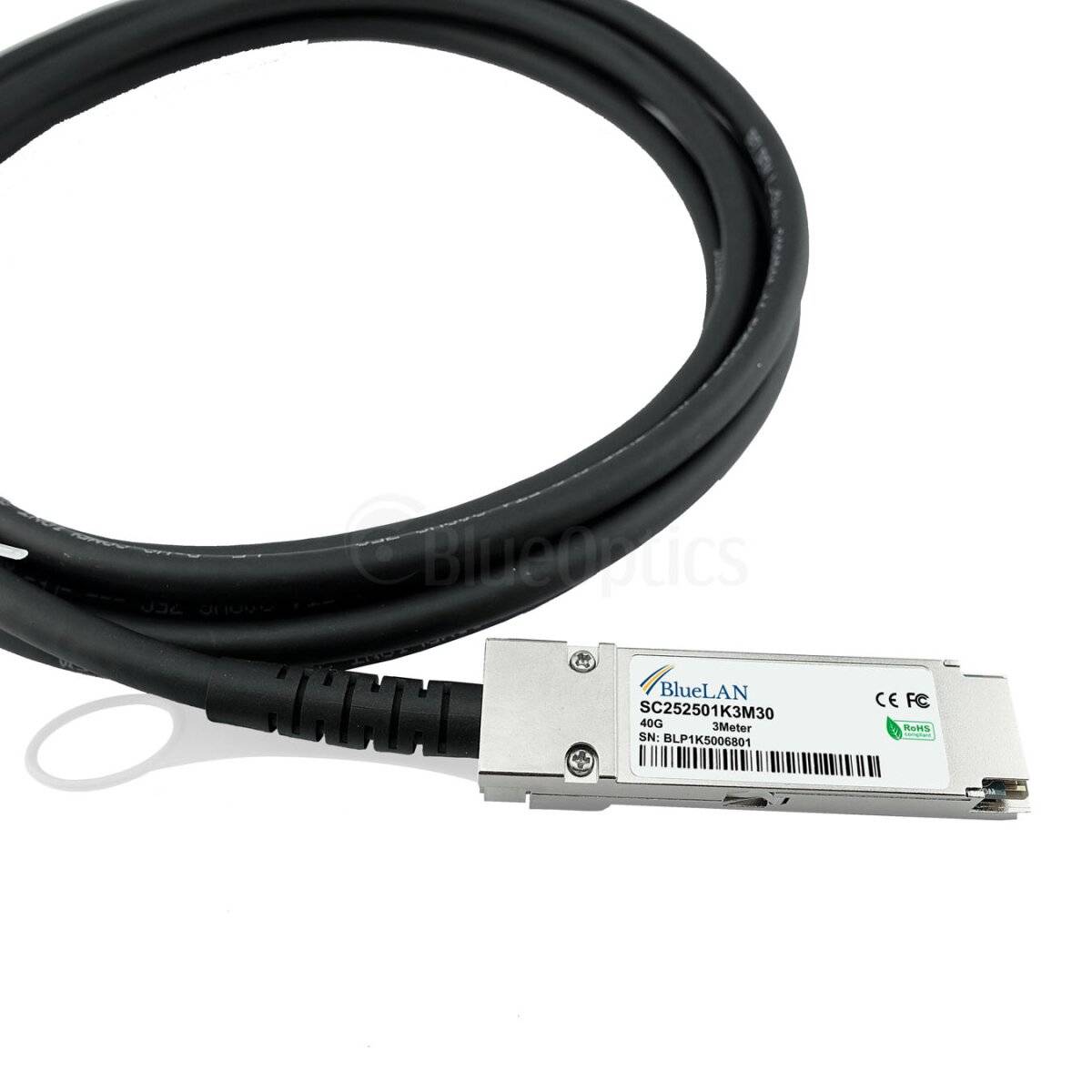 HPE JH697A kompatibles BlueLAN DAC QSFP SC252501K1M30