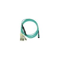 BLUEOPTICS - LWL MTP/4xLC Breakout Kabel OM3 1 Meter