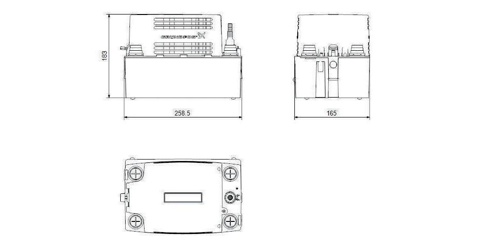 Grundfos Grundf Kondensathebeanlagen CONLIFT 0,075 kW, 230 V, 50 Hz