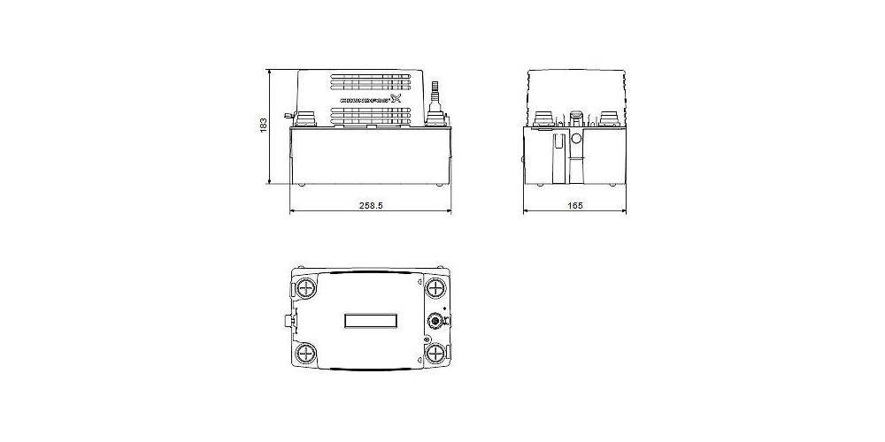 Grundfos Grundf Kondensathebeanlagen CONLIFT 0,075 kW, 230 V, 50 Hz