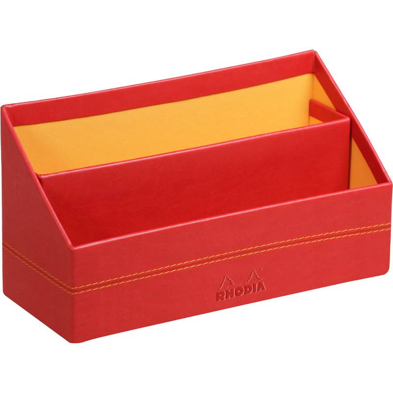 RHODIA Briefhalter RHODIARAMA, 2 Fächer, mohnrot