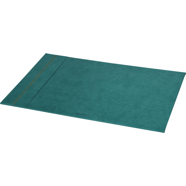 Rhodia feste Schreibtischunterlage Kunstleder, 60x40cm Pfaugrün 194485C Rhodia feste Schreibtischunterlage Kunstleder, 60x40cm Pfaugrün 194485C