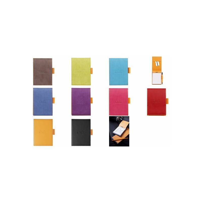 RHODIA Notizblock No. 12, 84 x 130 mm, liniert, saphirblau