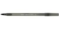 BIC Round Stic - Clip - Stick-Kugelschreiber - Schwarz - 60 Stück(e) - Medium -