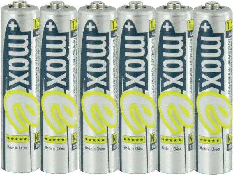 Ansmann 4+2 gratis Akkus maxE Micro AAA 800 mAh - (AAA)