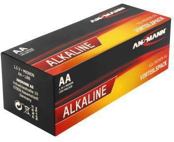 ANSMANN Batterie 1522-0017 Alkaline Mignon AA LR6 40St.