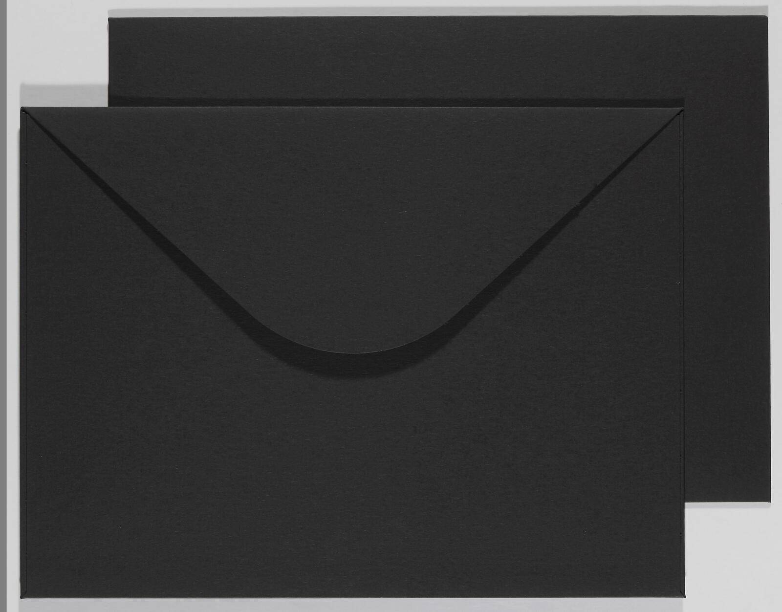 Buntbox Briefumschläge DIN C4 ohne Fenster schwarz 2 St.