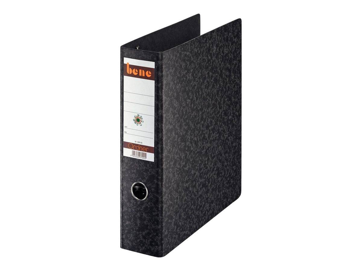 bene Doppelordner schwarz Karton 7,0 cm, 1 St.