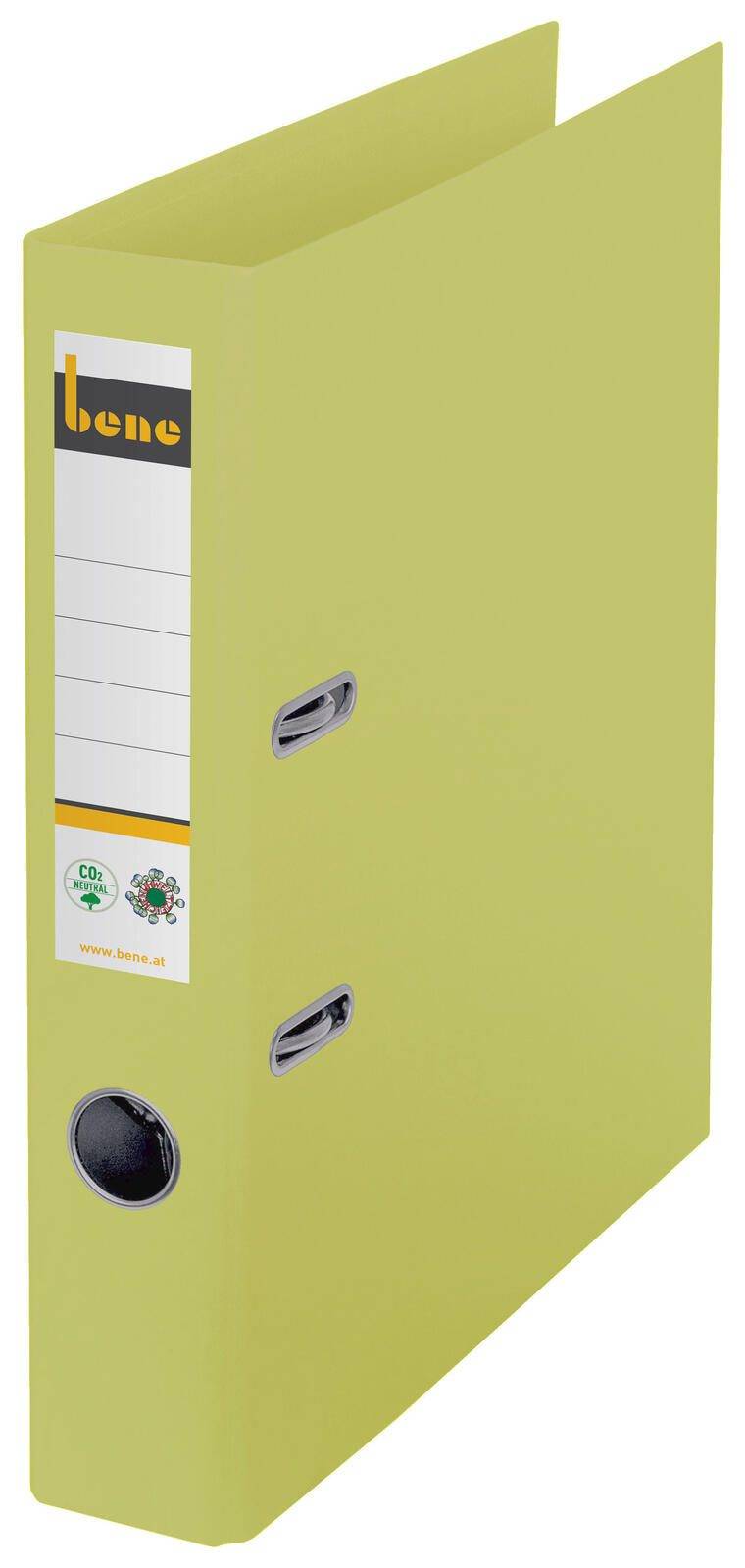 Bene No.1 Ordner gelb Karton 5.2 cm DIN A4