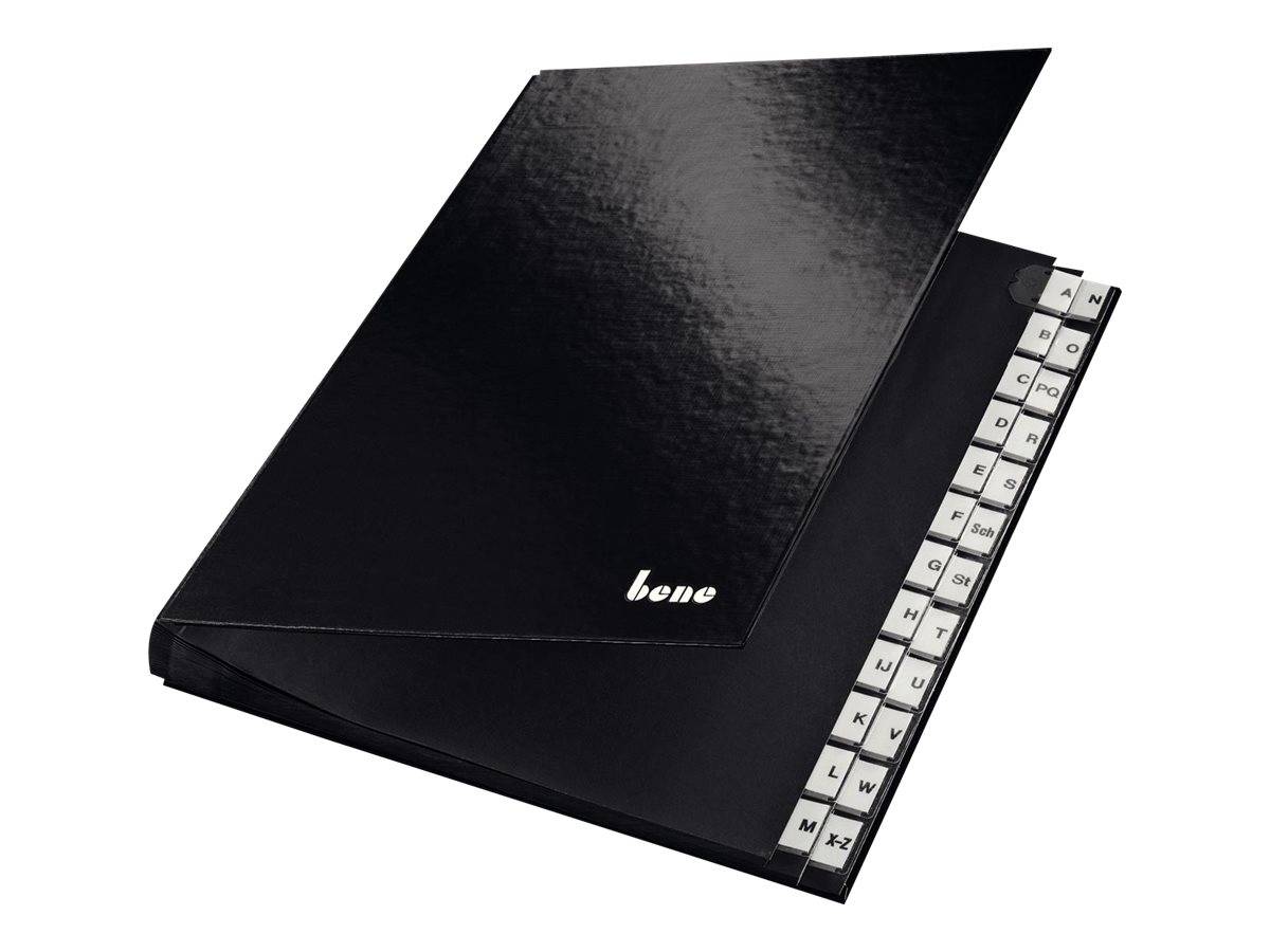 bene Pultordner A-Z schwarz