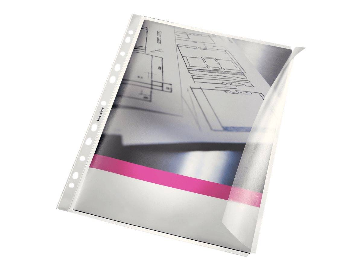 bene Prospekthüllen DIN A4 transparent genarbt 0,12 mm, 10 St.
