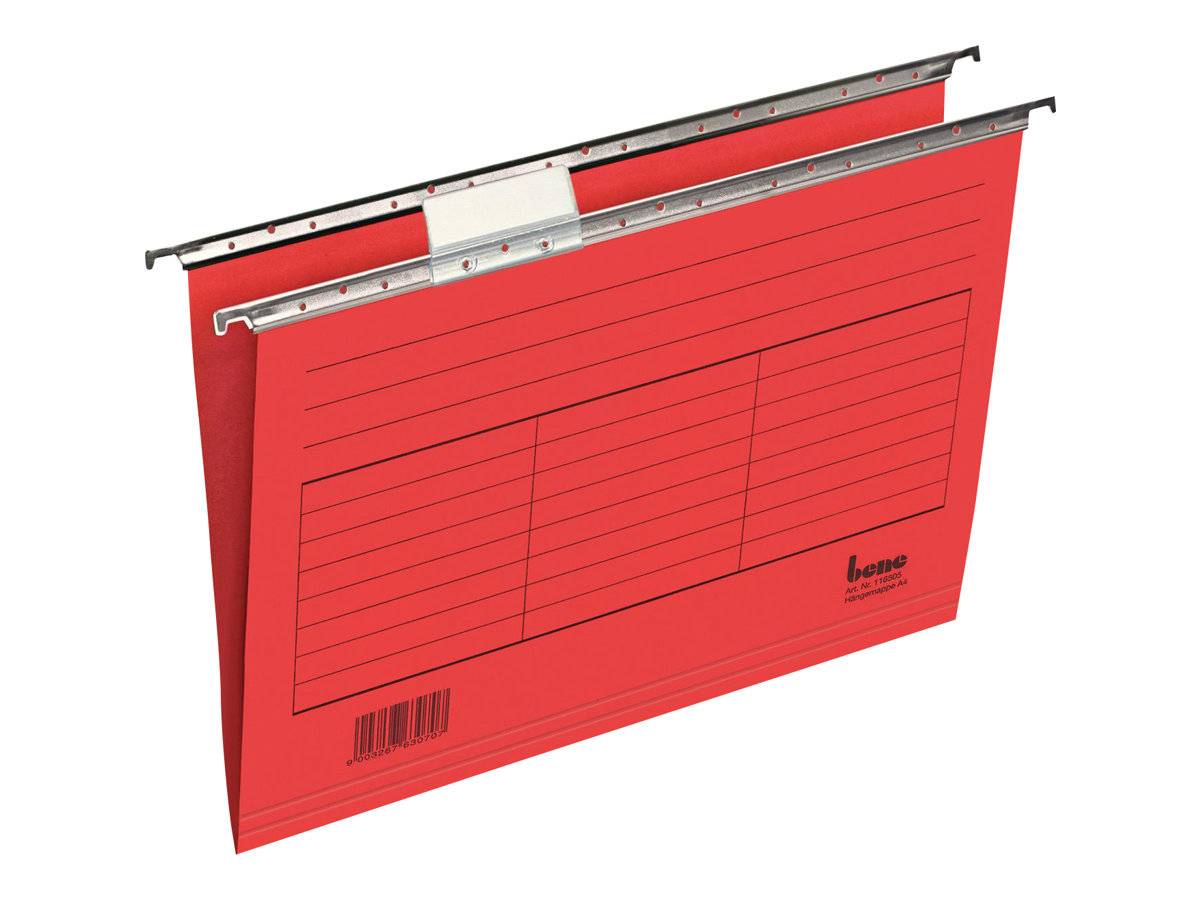 Bene Hängeregister - für A4 - Rot