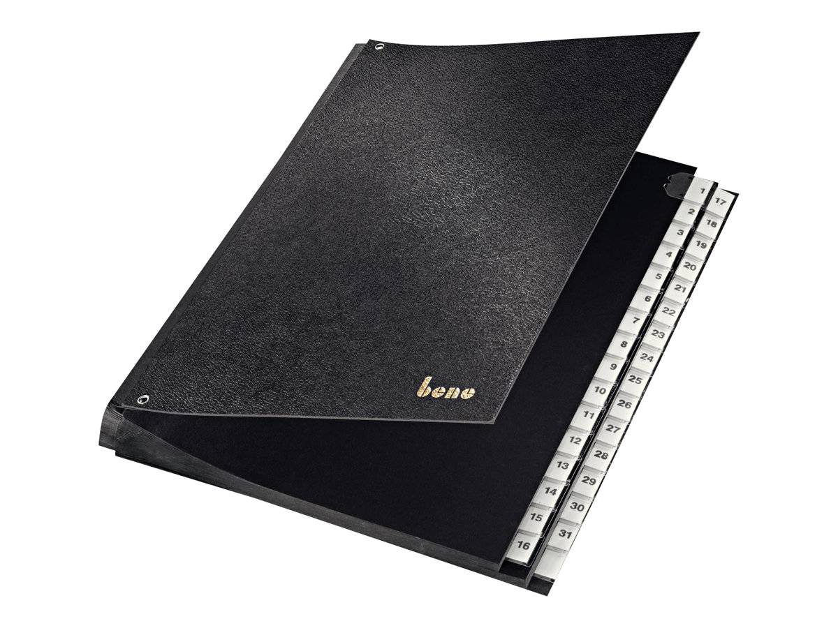 Bene Gliederungsordner - Erweiterung - 31 Fächer - vorgedruckt: 1-31 - Rückenbreite: 45 mm - für A4 (210 x 297 mm)