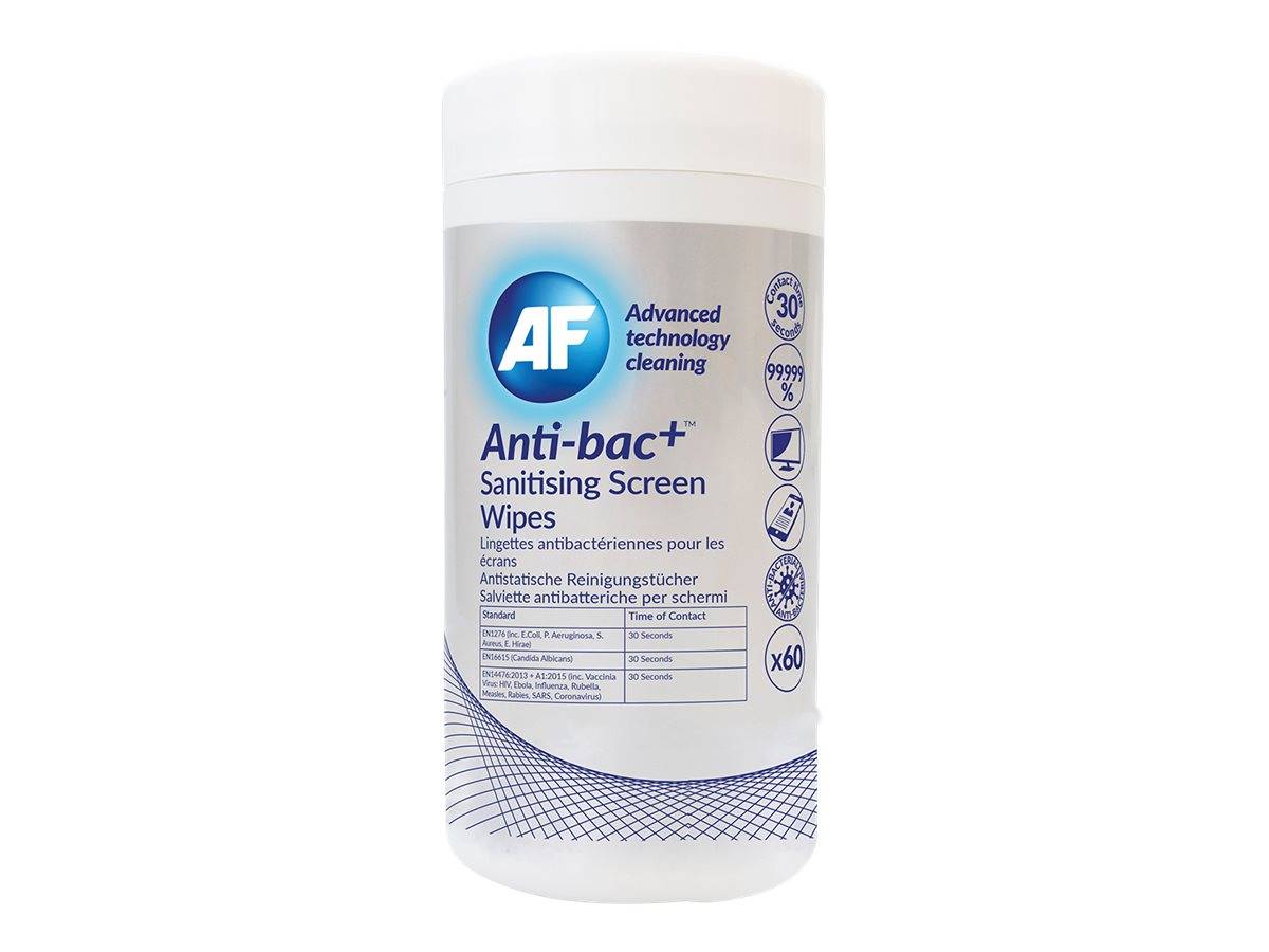 AF International AF Anti-bac+ - Reinigungstücher (Wipes) für Flachbildschirm, TV