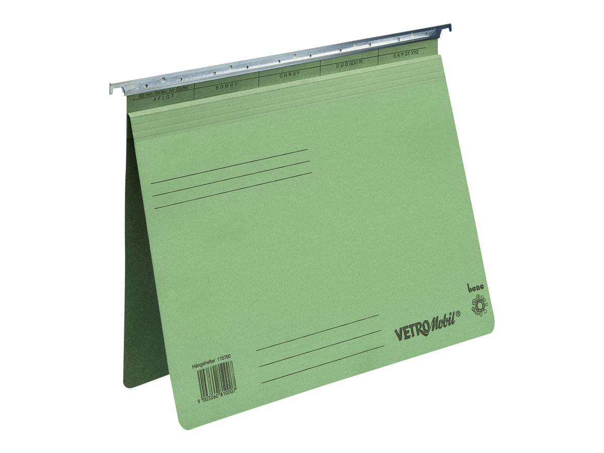 ESSELTE LEITZ - bene Vetro-Mobil - Hängehefter - für A4 - moosgrün