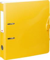 Brunnen WAVE, A4, Q-Ring, Polypropylen (PP), Gelb, Strukturierte Oberfläche, 7 cm