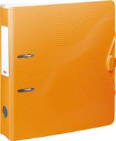 Brunnen WAVE, A4, Q-Ring, Polypropylen (PP), Orange, Strukturierte Oberfläche, 7 cm