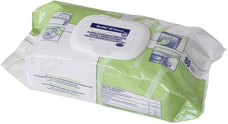 Desinfektionstuch Bacillol 30 Tissues, 80 Stück