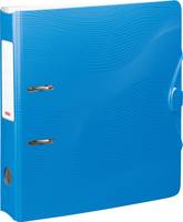 Brunnen WAVE, A4, Q-Ring, Polypropylen (PP), Blau, Strukturierte Oberfläche, 7 cm