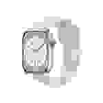 Apple Watch S8 (2022) Aluminium Cellular 45mm polarstern (Sportarmband)