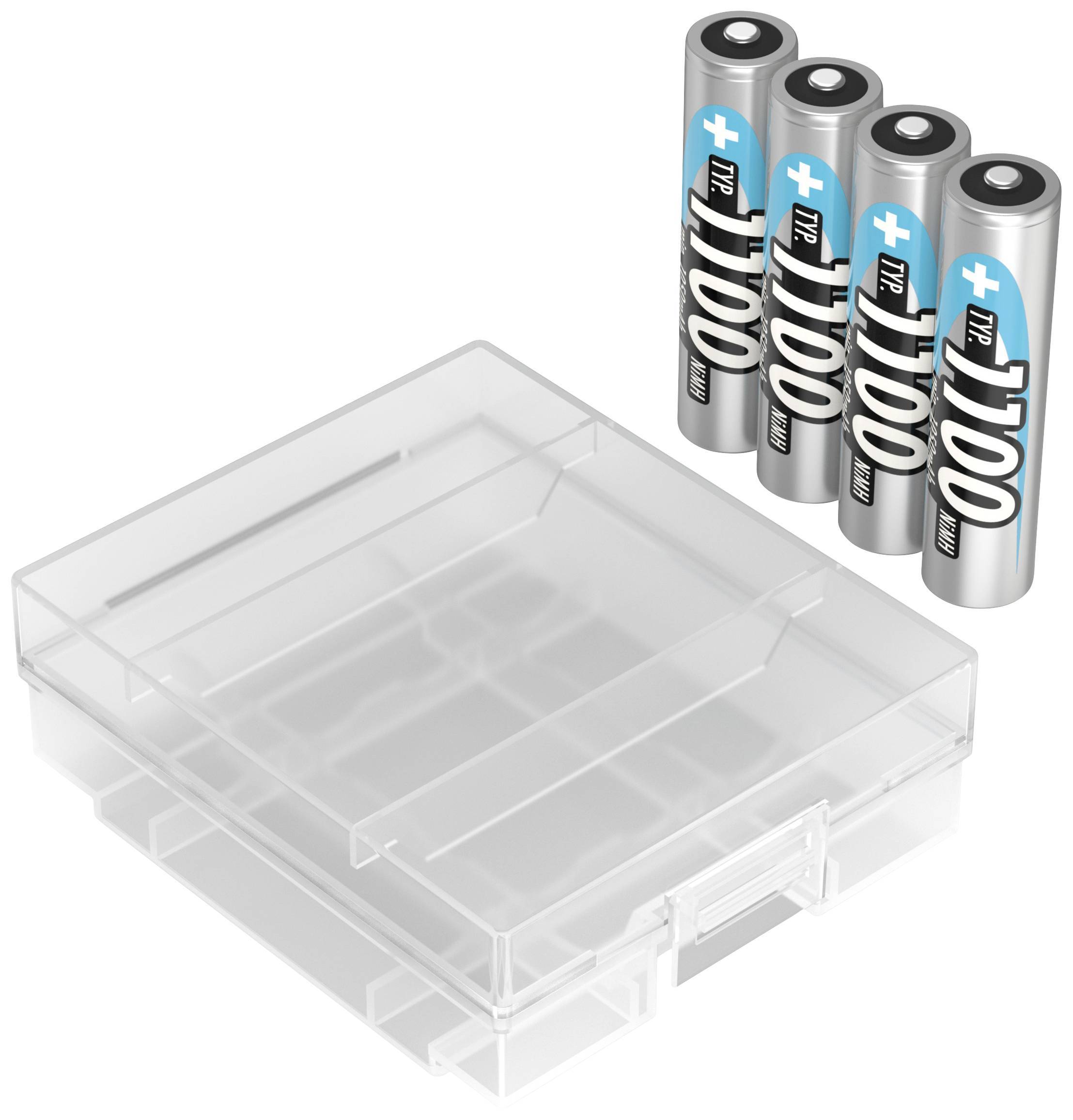 Ansmann Micro AAA -Akku NiMH 4er+ Box 1100 mAh 1.2 V 1 Set 1311-0002 - Micro (AA