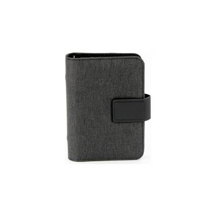 bind RPET-Terminplaner, ohne Kalender, A6, anthrazit