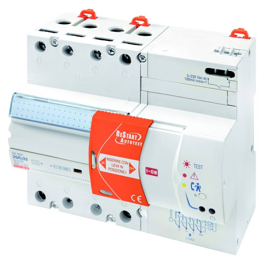 Gewiss FI-Schutzschalter GW90943B