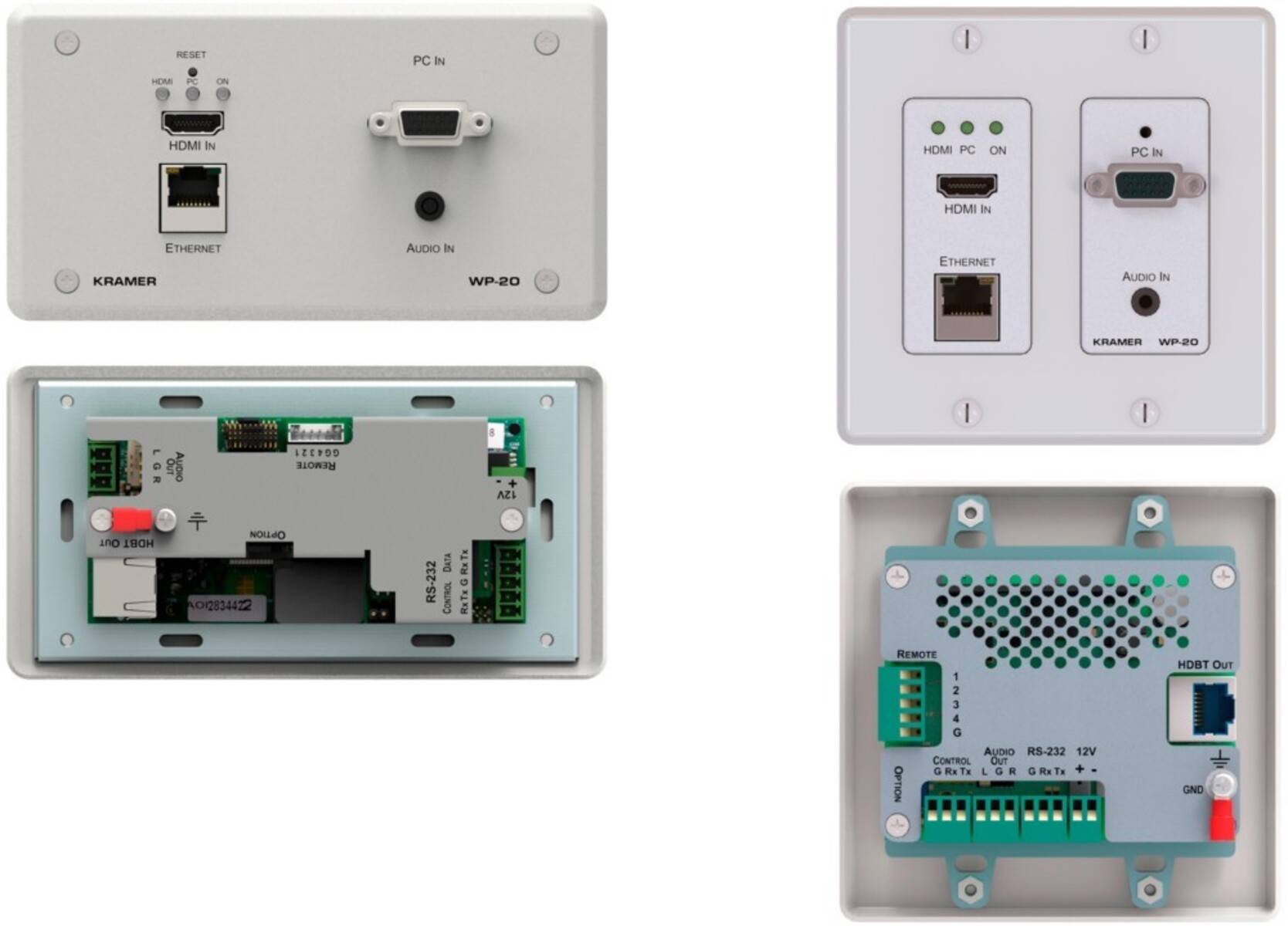 Kramer Wandanschlussfeld WP-20/EU(W)-80