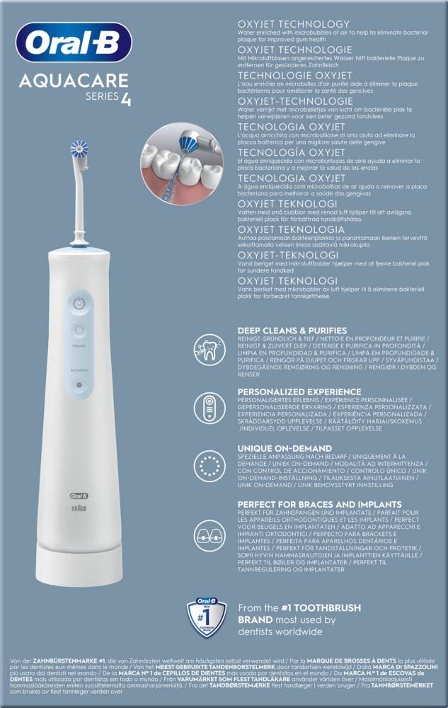 ORAL-B Munddusche AquaCare 4 ws