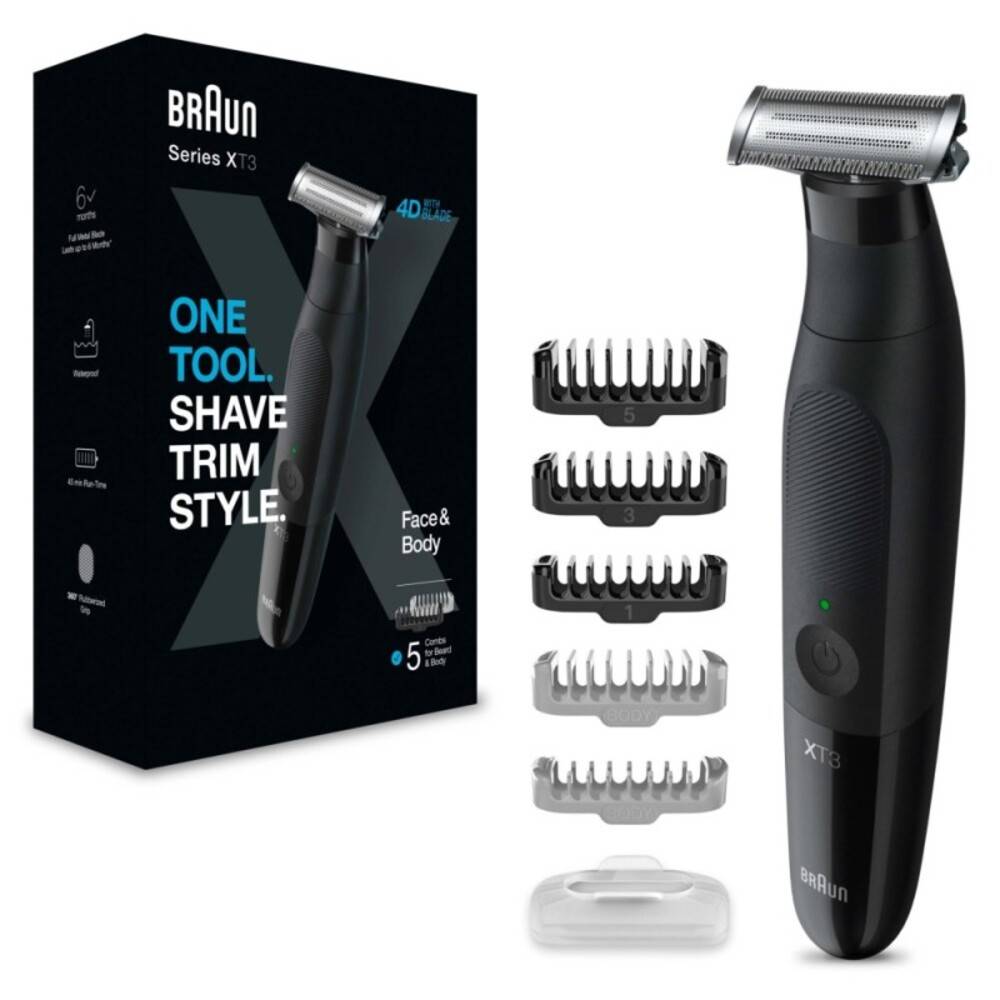 BRAUN Rasierer Face+Body XT3200 Face+Body sw