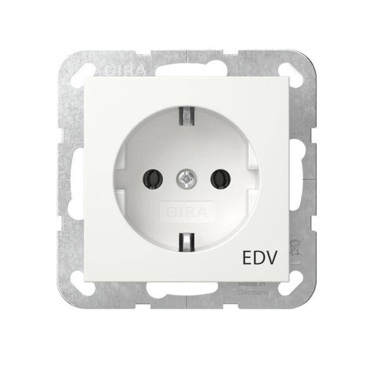 Gira Steckdose Aufdruck EDV 445803