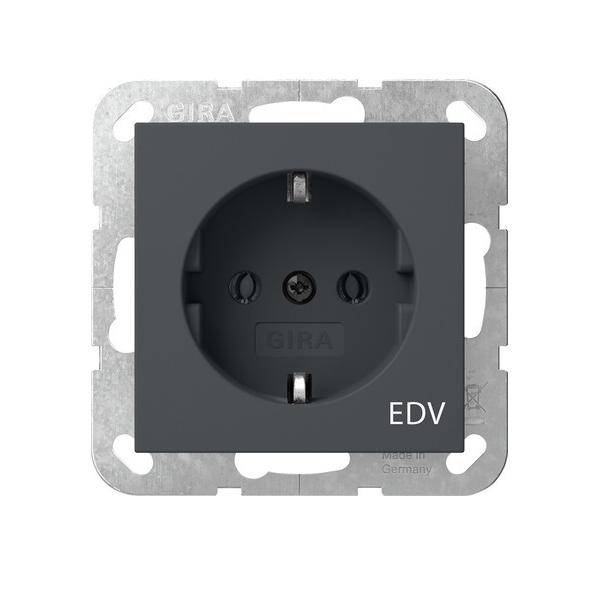 Gira Steckdose Aufdruck EDV 445828