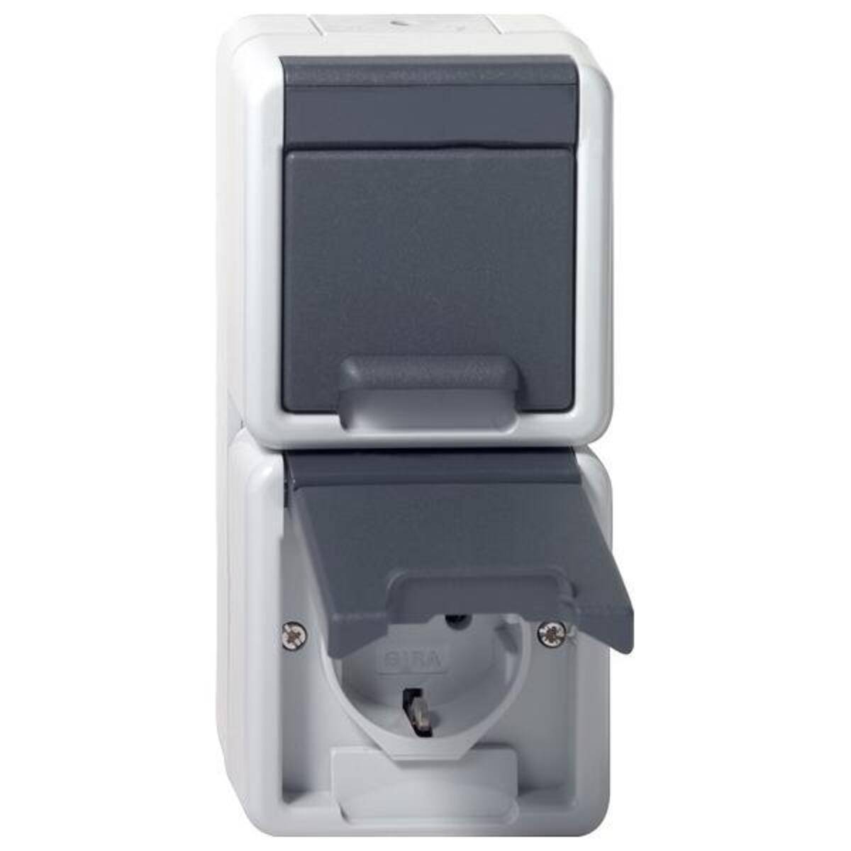 Gira Steckdose 2-fach senkr. 478030